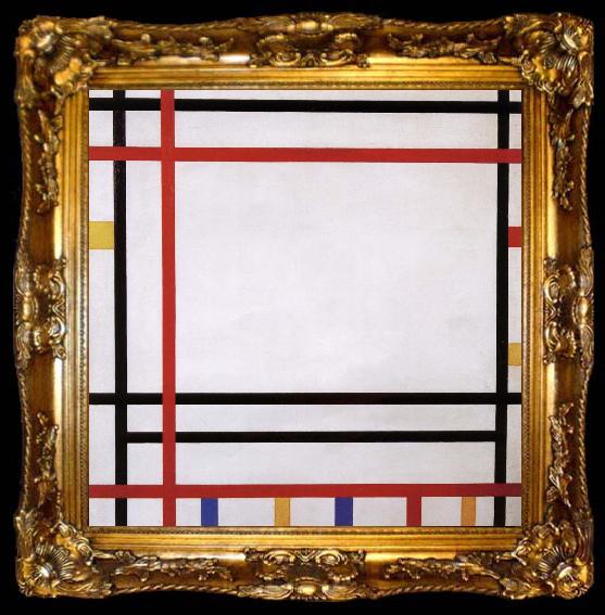 framed  Piet Mondrian New York, ta009-2